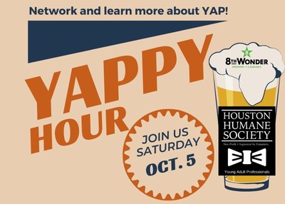 Houston Humane Society | Yappy Hour at 8th Wonder