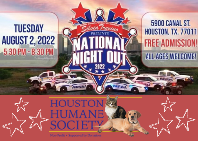 Houston Humane Society | National Night Out 2022