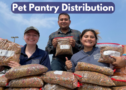 Houston Humane Society | Pet Pantry in partnership with HHS Wildlife Center