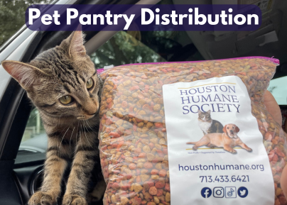 Houston Humane Society | Pet Pantry @ Galveston County Health District