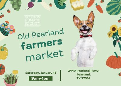 Houston Humane Society | Old Pearland Farmers Market